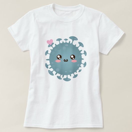 Cute Virus T-shirt (Design voorkant)
