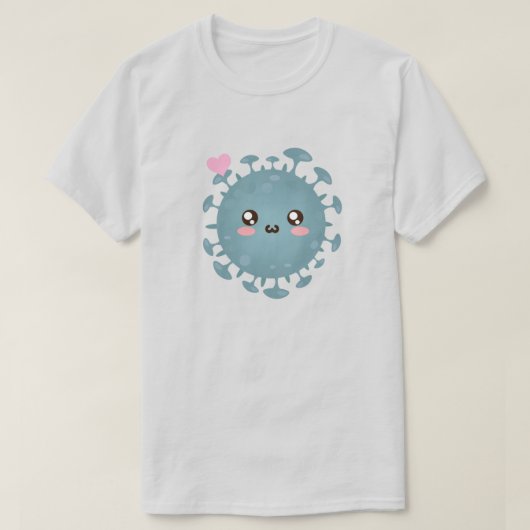 Cute Virus T-shirt (Design voorkant)