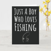 Cute Viskaarten Voor Baby Jongens Kids Visser Kaart (Gele Bloem)