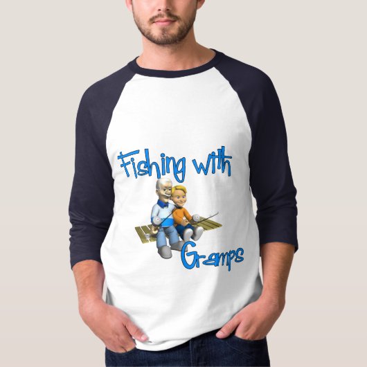 Cute Vist met Gramps T-shirt (Voorkant)