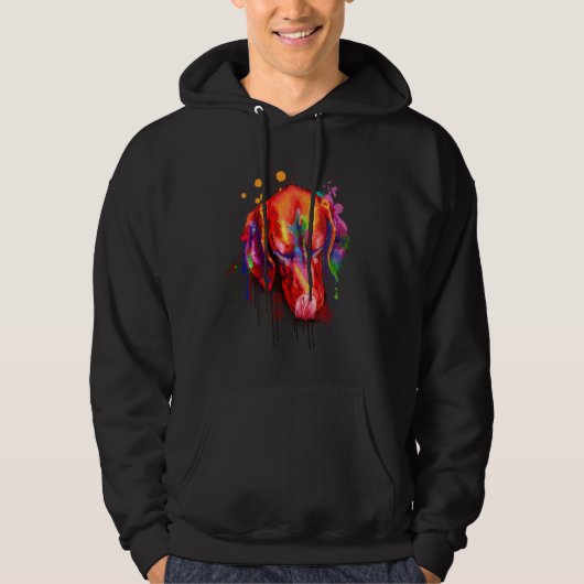 Cute Vizsla Dog Hoodie (Voorkant)
