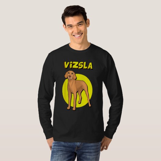 Cute Vizsla T-shirt (Voorkant volledig)