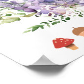 cute vlinder en lavendel kamer muurposter poster (Hoek)