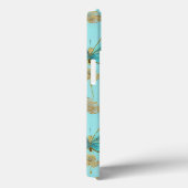 Cute Vlinderpatroon op een Blauwe Achtergrond Case-Mate iPhone Case (Achterkant / Rechts)