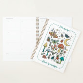 Cute Vlinders, Paddenstoelen en Insecten Planner (Display)