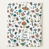 Cute Vlinders, Paddenstoelen en Insecten Planner (Achterkant)
