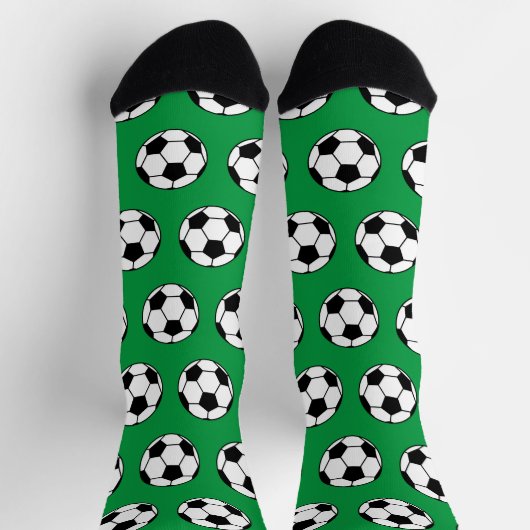 Cute Voetbal Green Sport Pattern Sokken (Top)
