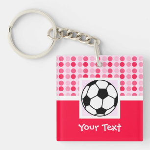 Cute Voetbal Sleutelhanger