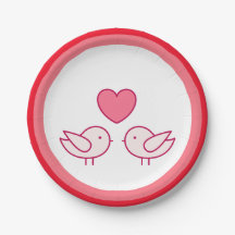 Cute Vogel en Hart Liefdesontwerp