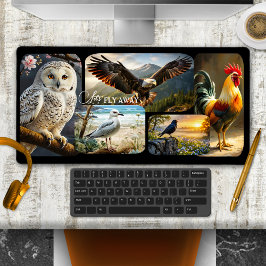 Cute Vogel Fotocollage Wilde Dieren  Bureaumat