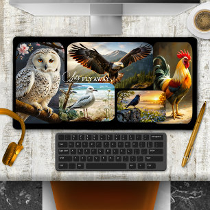 Cute Vogel Fotocollage Wilde Dieren  Bureaumat