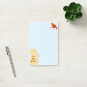 Cute Vogel & Kat Takenlijst Post-it® Notes (Kantoor)