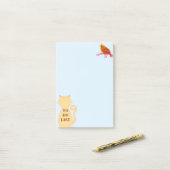 Cute Vogel & Kat Takenlijst Post-it® Notes (Op bureau)