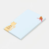 Cute Vogel & Kat Takenlijst Post-it® Notes (Schuin)