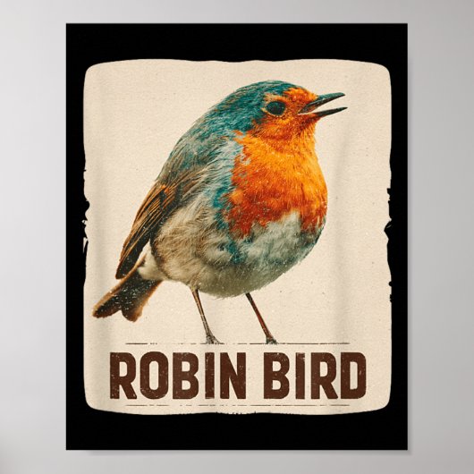 Cute vogelkostuum voor Robin-liefhebbers Poster (Voorkant)