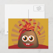 Cute Volcano Briefkaart (Voorkant / Achterkant)