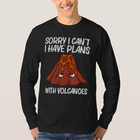 Cute Volcano For Men Women Volcanologist Volcanic  T-shirt (Voorkant)