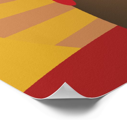 Cute Volcano Poster (Hoek)