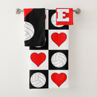 Cute Volleyball Lover Bad Handdoek