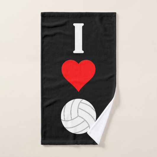 Cute Volleyball Lover Bad Handdoek (Handdoek)