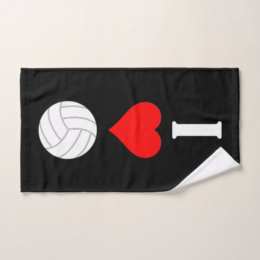 Cute Volleyball Lover Bad Handdoek (Handdoek)