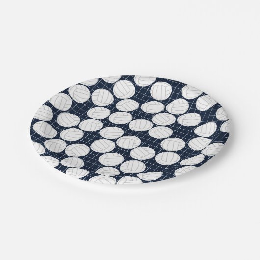 Cute Volleyball Paper-Borden Papieren Bordje (Gekanteld)