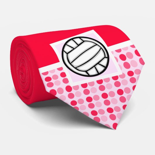 Cute Volleyball Stropdas (Opgerold)