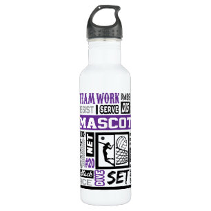 Cute Volleyball Waterfles