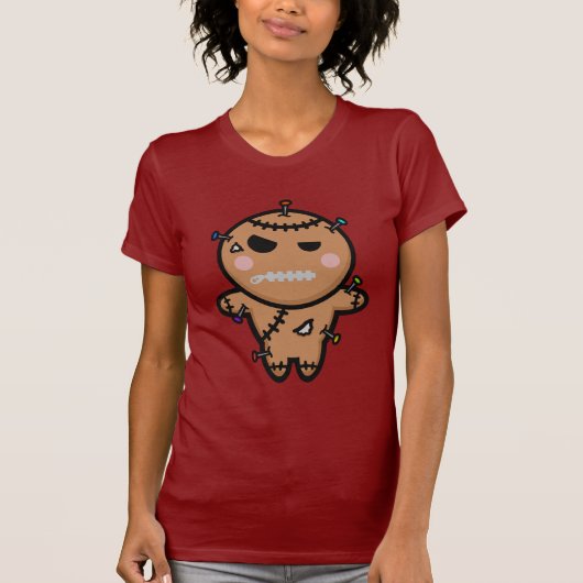 Cute Voodoo Doll Damas T-shirt (Voorkant)