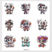 Cute Voodoo Pop Sticker (Vel)