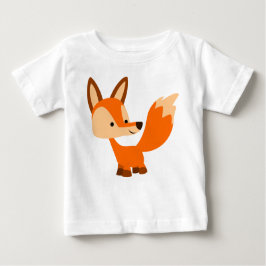 Cute vriendelijke cartoon vos baby T-shirt