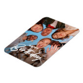 Cute vrienden vieren Happy Birthday Foto Magneet (Linkerzijde)