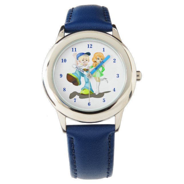 Cute Vriendin en Boyvriend - Horloge (Voorkant)