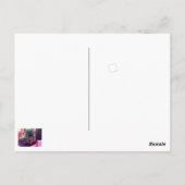 Cute Vrouw French Bulldog Brindle Brown Frenchie Briefkaart (Achterkant)