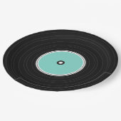 Cute vynil Record party bord (Gekanteld)