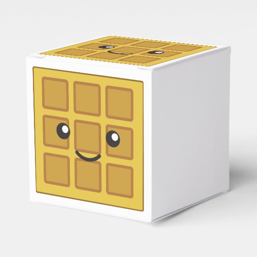 Cute Waffle Bedankdoosjes (Voorkant Zijde)