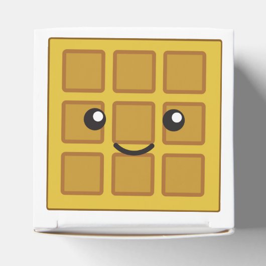 Cute Waffle Bedankdoosjes (Bovenkant)