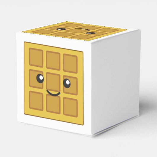 Cute Waffle Bedankdoosjes (Achterkant)