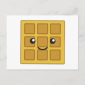 Cute Waffle Briefkaart (Voorkant)