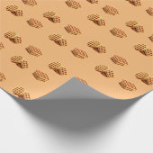 Cute Waffle Cadeaupapier (Hoek)