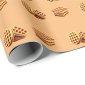 Cute Waffle Cadeaupapier (Rol Hoek)