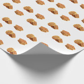 Cute Waffle Cadeaupapier (Hoek)