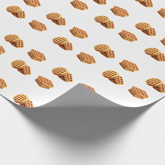 Cute Waffle Cadeaupapier (Hoek)