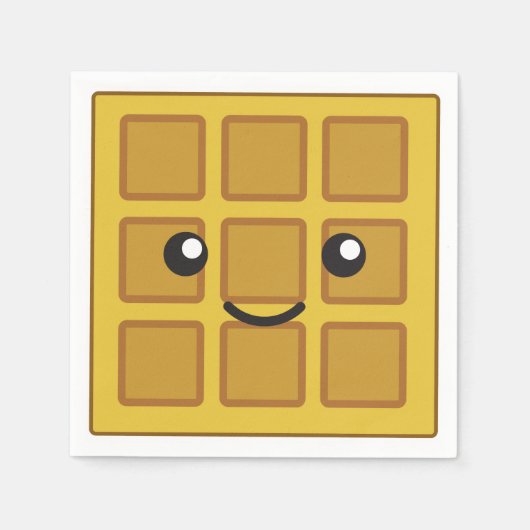 Cute Waffle Servetten (Voorkant)
