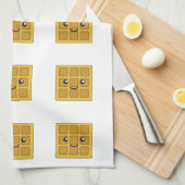 Cute Waffle Theedoek (Quarter Fold)