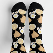 Cute Waffles Pancake Eggs Breakfast Buffet Party S Sokken (Top)