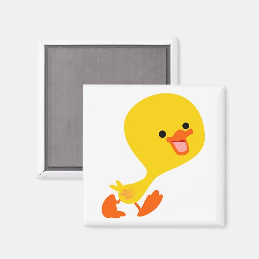 Cute Waling Cartoon Ducking Magnet (Voorkant / Achterkant)