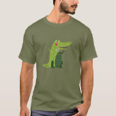 Cute Walking Alligator T-Shirt (Voorkant)