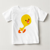 Cute Walking Cartoon Ducking Baby T-Shirt (Voorkant)