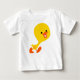 Cute Walking Cartoon Ducking Baby T-Shirt
